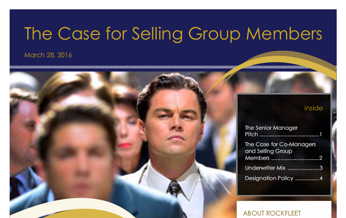 The Case for Selling Group Members Report Cover