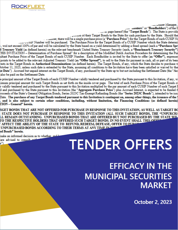 Tender Offers Report Cover